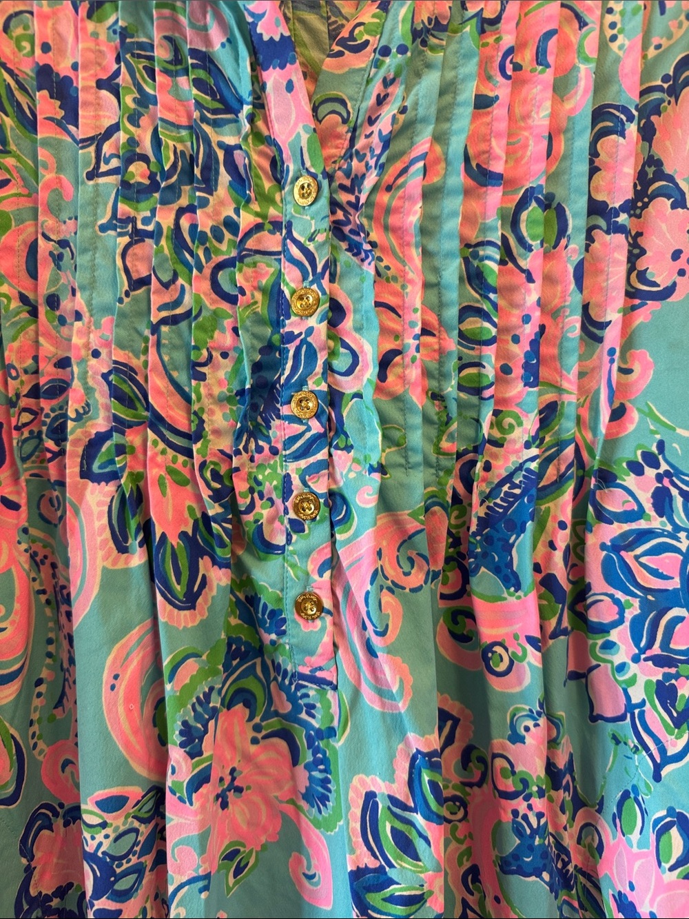 Lilly Pulitzer Seana UPF 50+ Chillylilly M Jungle Sunrise - Picture 6 of 9